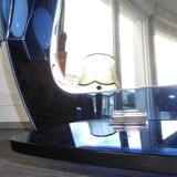 Mirror bright italian design 70s - 80x60cm