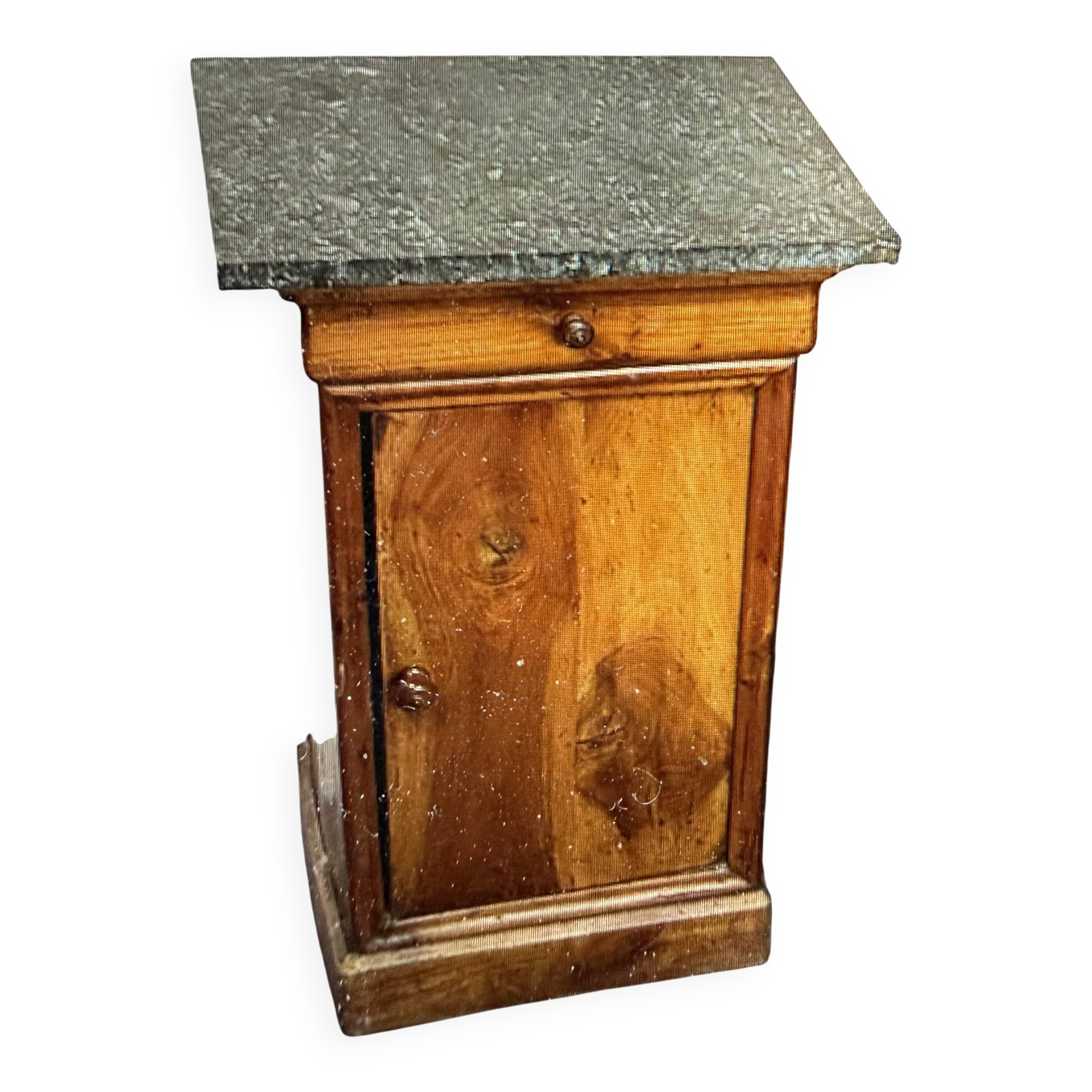 marble top bedside table