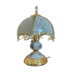 Lampe dorée pied porcelaine style tiffany