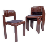 4 chaises d'Eero Aarnio pour UPO Furniture, Finlande