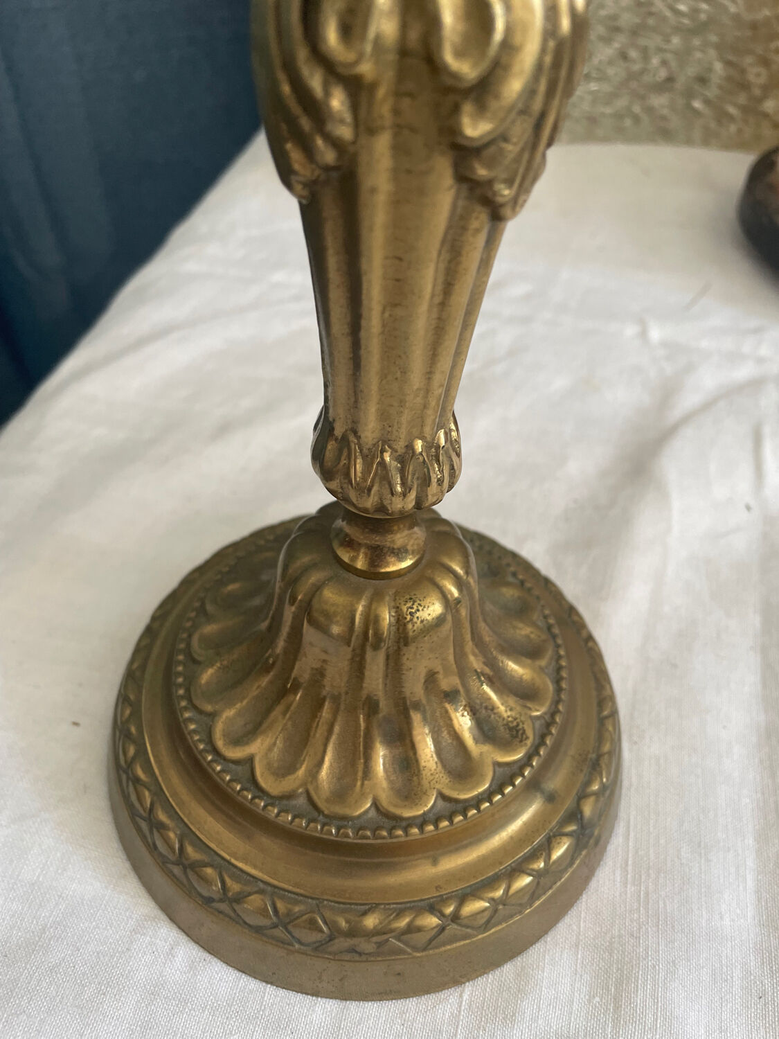 Brass candlesticks 3 branches