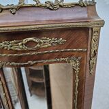 Louis XV style curved display case