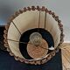 French rattan lamp. Attributed to Louis Sognot.