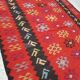 Tapis Kilim turc vintage tissé main