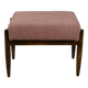 Vintage pink boucle Stool by Homa, 1970s