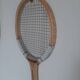 Vintage wooden tennis racket