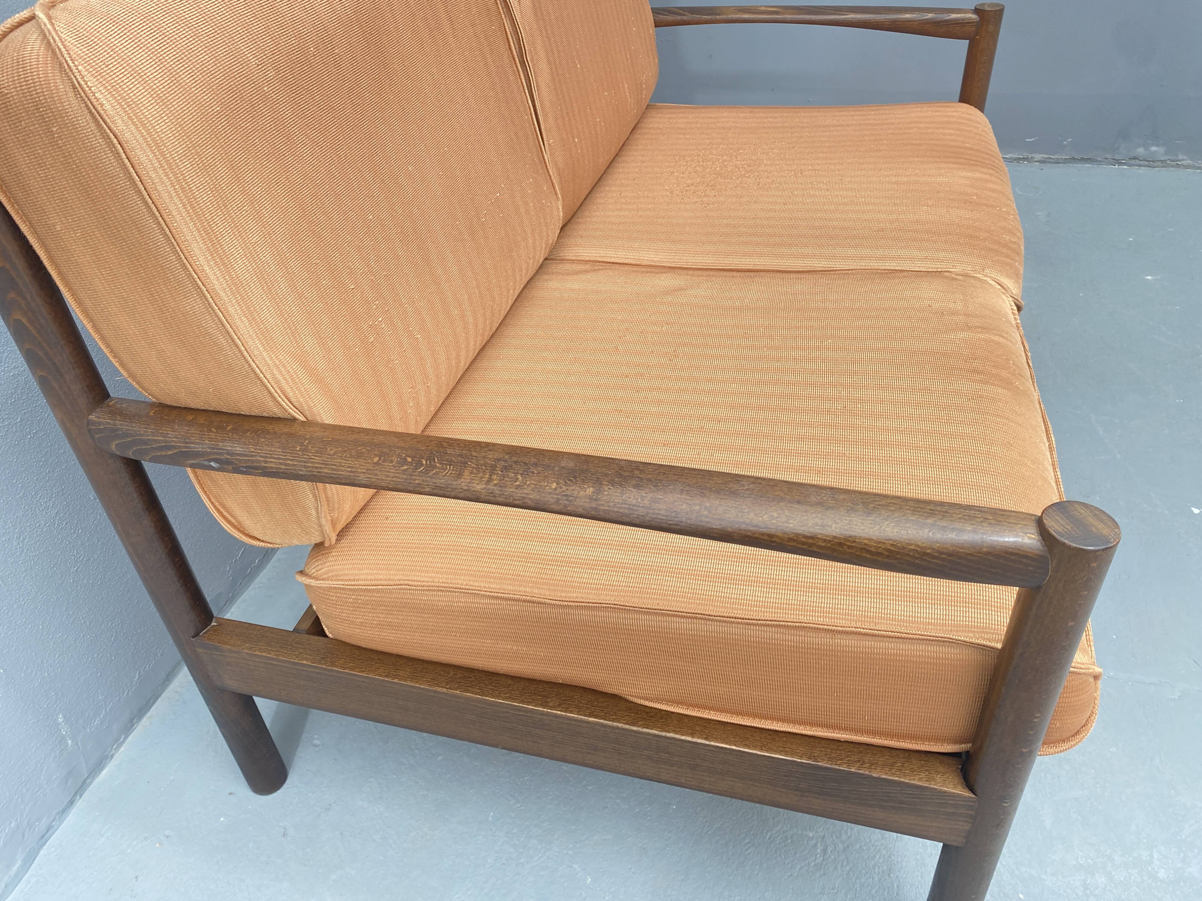 Canapé deux places de style scandinave, années 1980