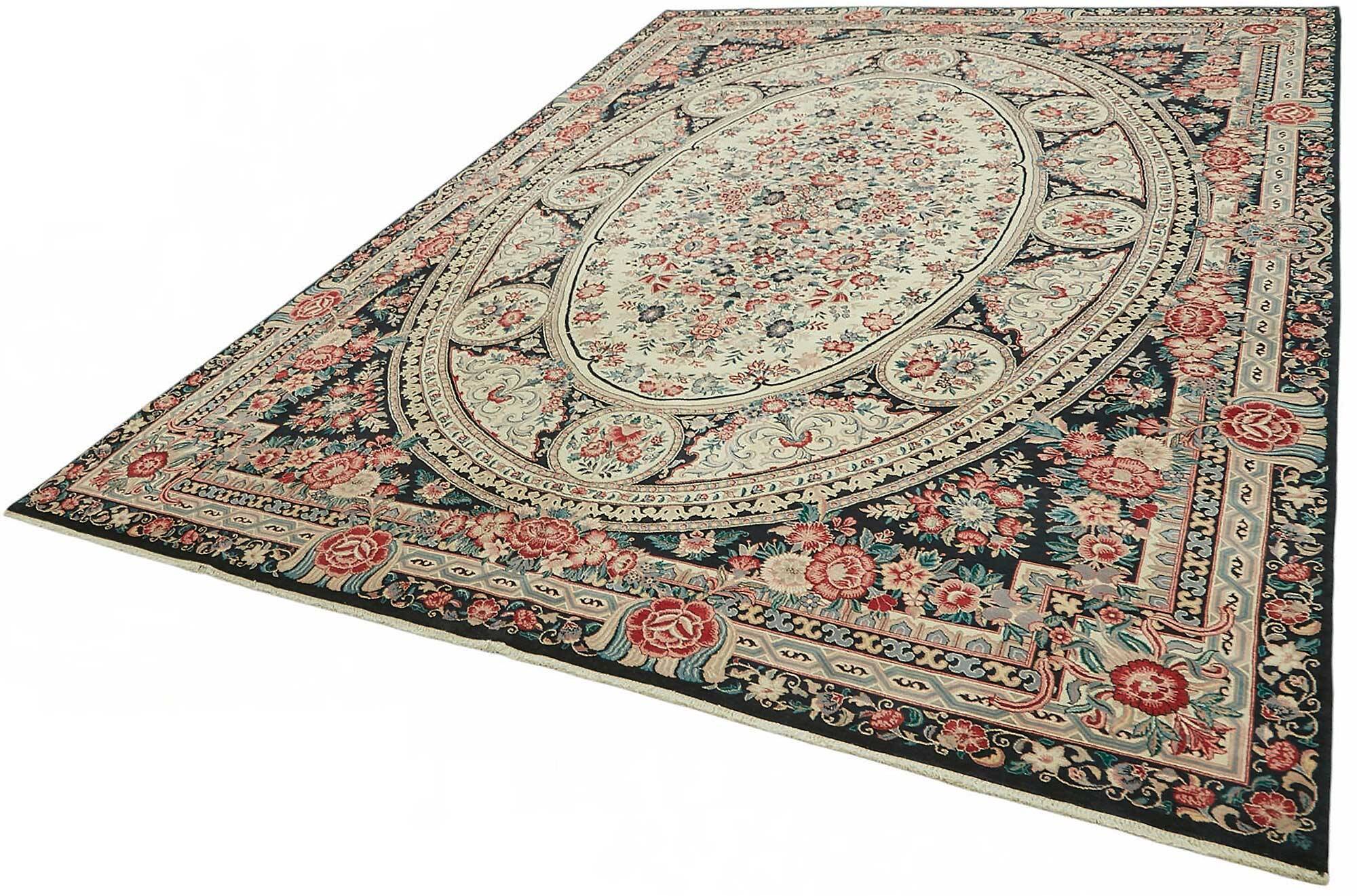 Turkish Handknotted Wool Oushak Rug 272 cm x 378 cm