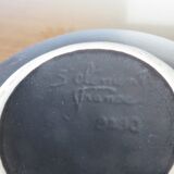 St Clement's matte black ceramic vase from the 1960s