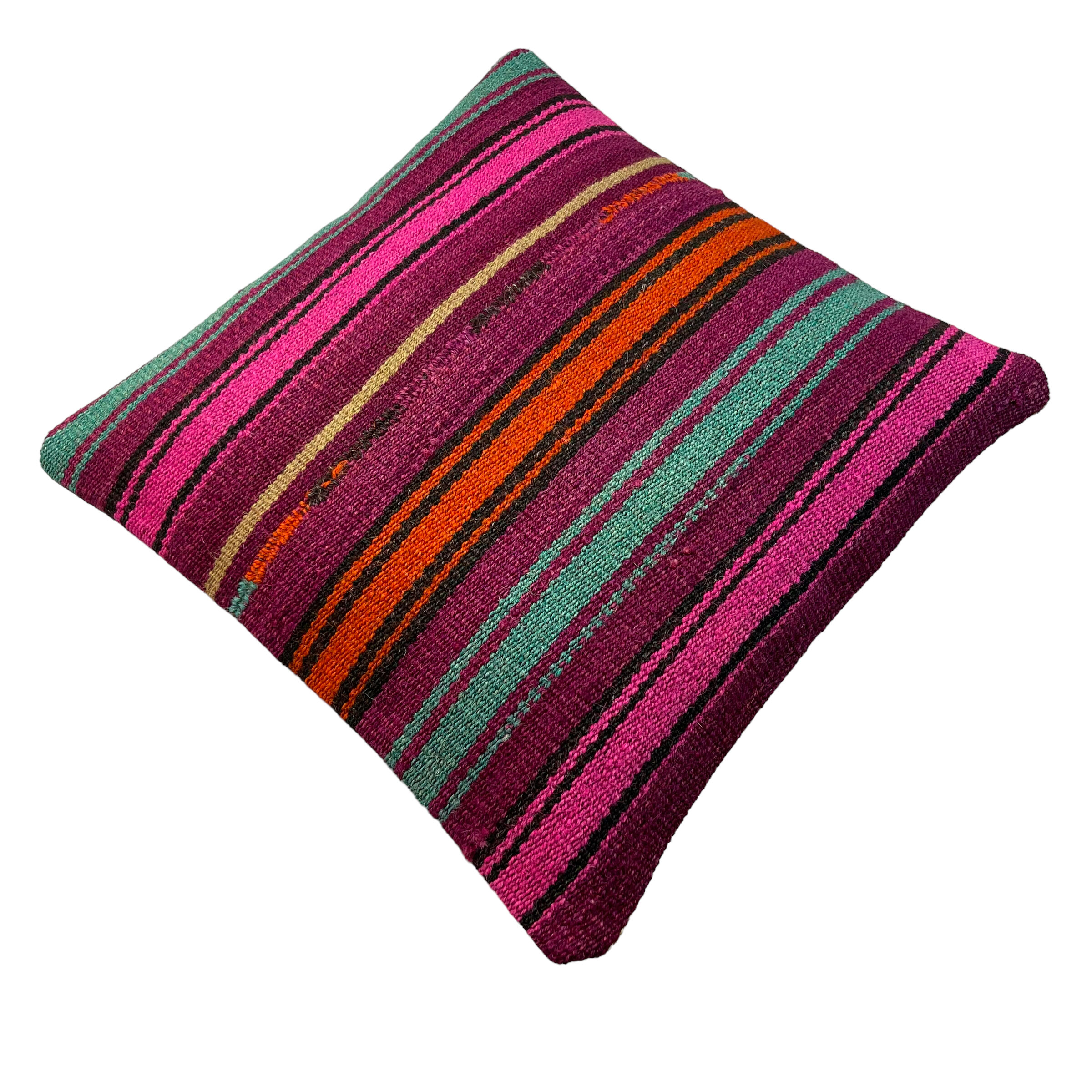 Vintage turkish Kilim cushion cover 40x40cm