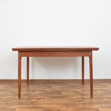 Mid-century danish teak extendable dining table, 1960s
