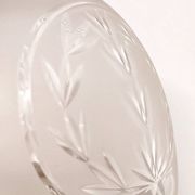 Lámpara de mesa de cristal. Spain, 1960s.
