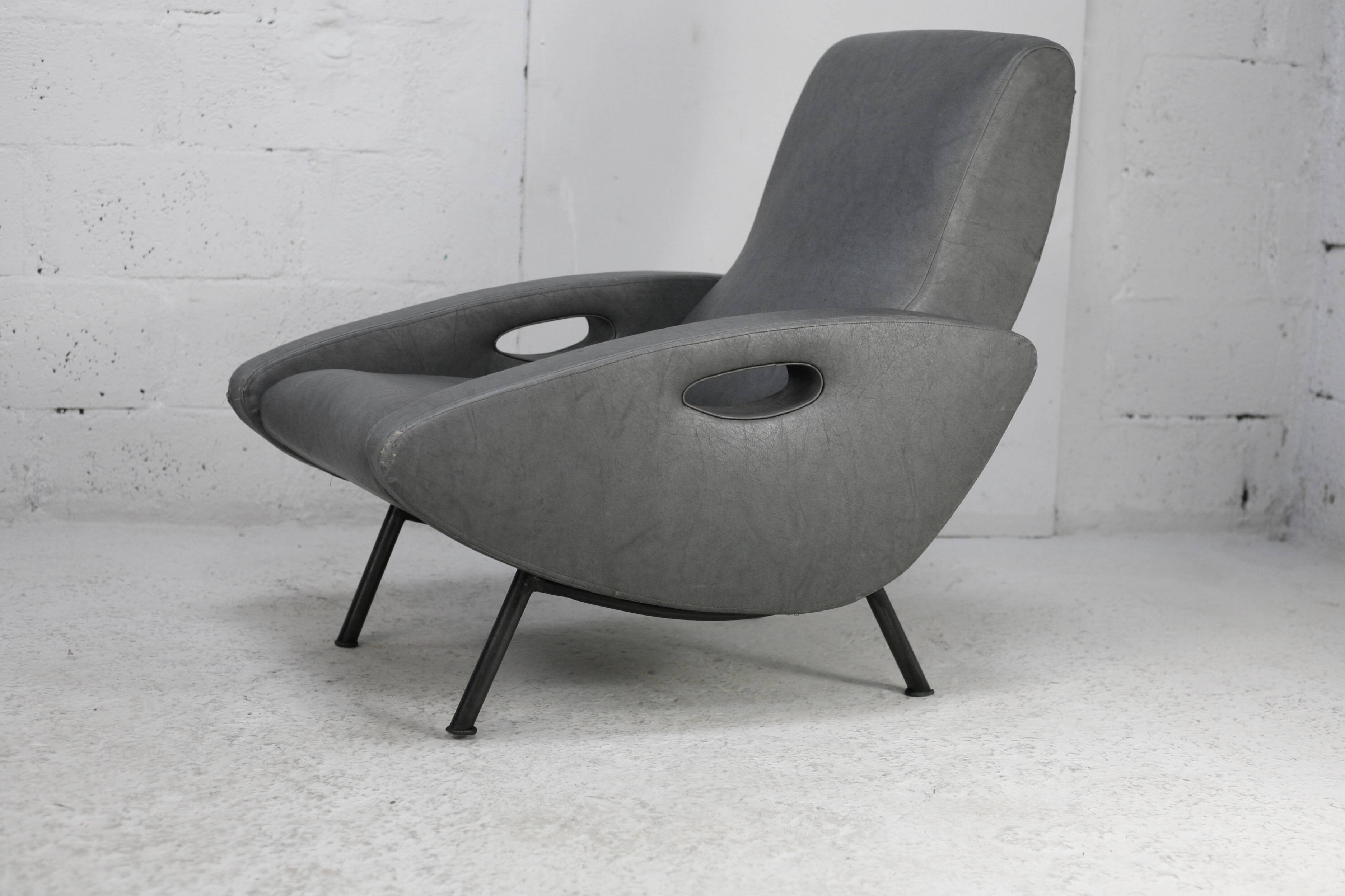 Vintage armchair by François Letourneur, Mourra edition, France, circa 1955