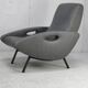 Fauteuil vintage de François Letourneur, édition Mourra, France, circa 1955
