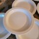 Vintage nesting dinner plates by Michel Hamon, Gien Prisunic