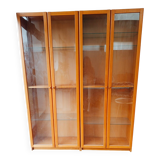 armoire bois marron orange brulé clair