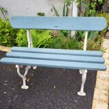 Banc de jardin 2 places en fonte XIXème