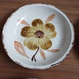8 assiettes creuses Gien Izalco