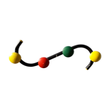 Coat holder multicolored 60's.