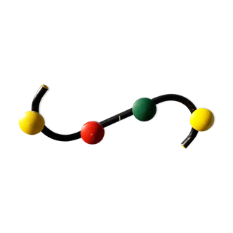 Coat holder multicolored 60's.