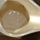 Decorative pitcher/sculpture in ceramic signed JMS