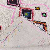 Handmade moroccan berber carpet 241 x 148 cm