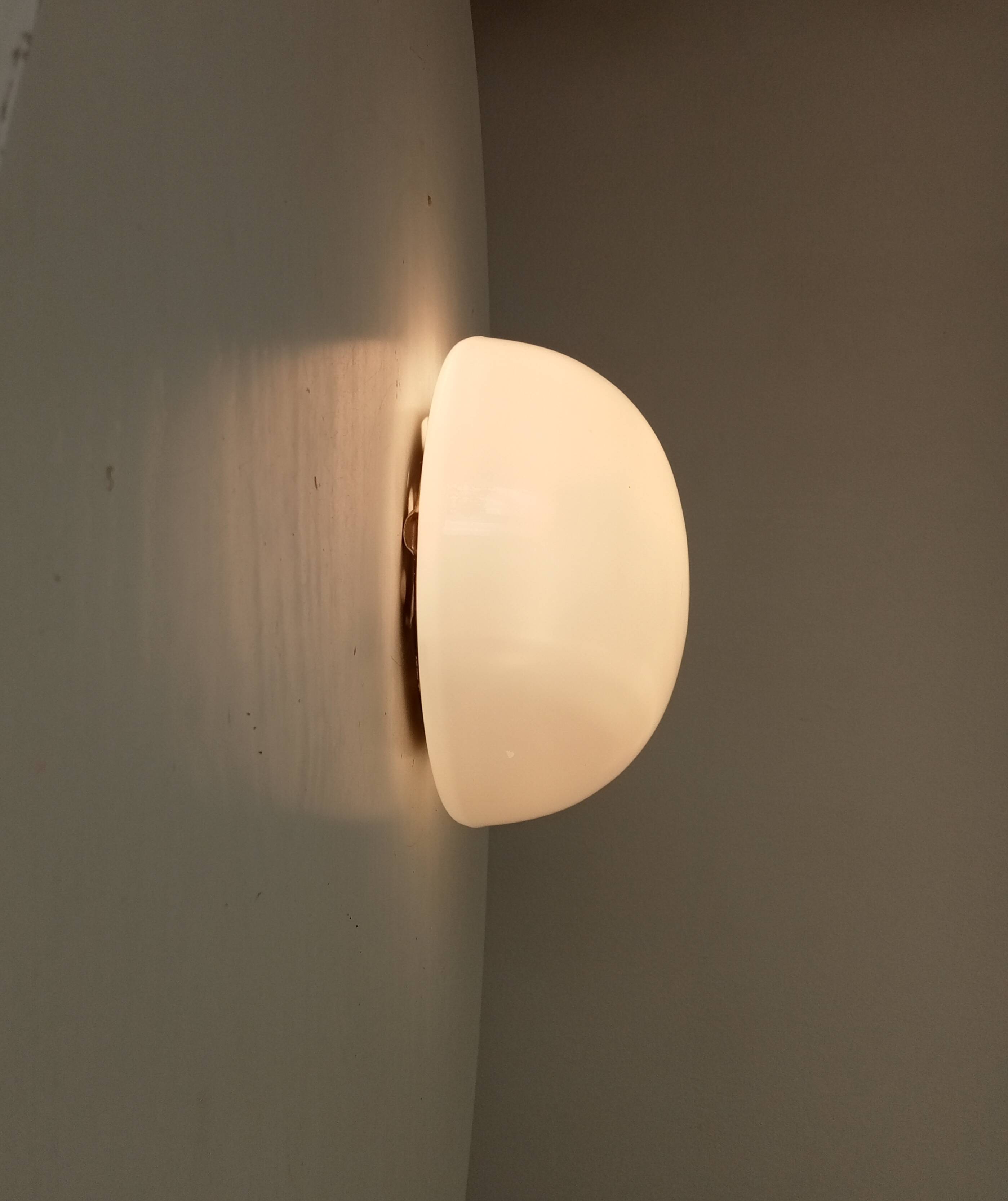 Vintage opaline ceiling light from the 50s/60s