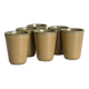 Set of 6 ancient stoneware cups