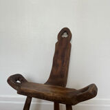 Brutalist tripod chair