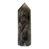 Smoky rock crystal obelisk