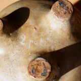 Empty pocket, Vase, the 2 potters, Jacques Serreet Michelle Bargoin, enameled lava circa 1960