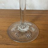 Clear glass vase