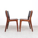 Erik Buch teak dining chairs model 86