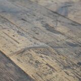 Magnificent and robust antique farmhouse dining table made of pine wood