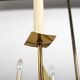 High Quality Ten Armed Brass Chandelier 1960s.