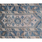Tapis bleu turc Oushak 110 x 181 cm