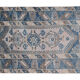 Tapis bleu turc Oushak 110 x 181 cm