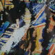 Abstract painting Daniel Bohbot vintage