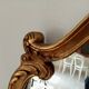Antique baroque rococo mirror in gilded wood 77*47 cm