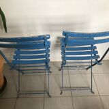 4 old folding chairs