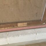 Ancient nude female painting signed Laudati, oil on canvas, French school 20th century.