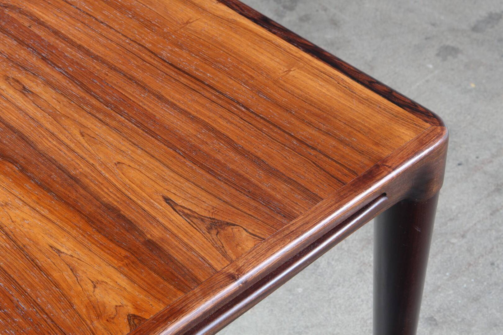 Vintage 1960s Rosewood Coffee Table, B.C. Møbler Vejle, Denmark