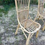 4 rattan chairs