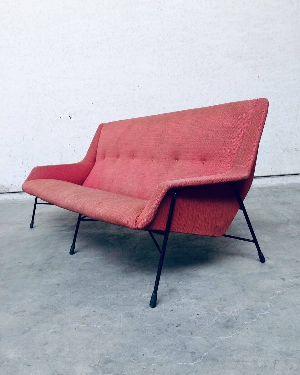 S12 Model 3-Seat Sofa by Alfred Hendrickx for Belform, Belgium, 1958