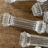 Antique glass knife holders