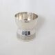 Christofle Gallia egg cup in silver metal