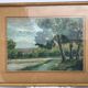 Landscape watercolor painting by F. Joerg