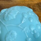 Blue opaline glass vase