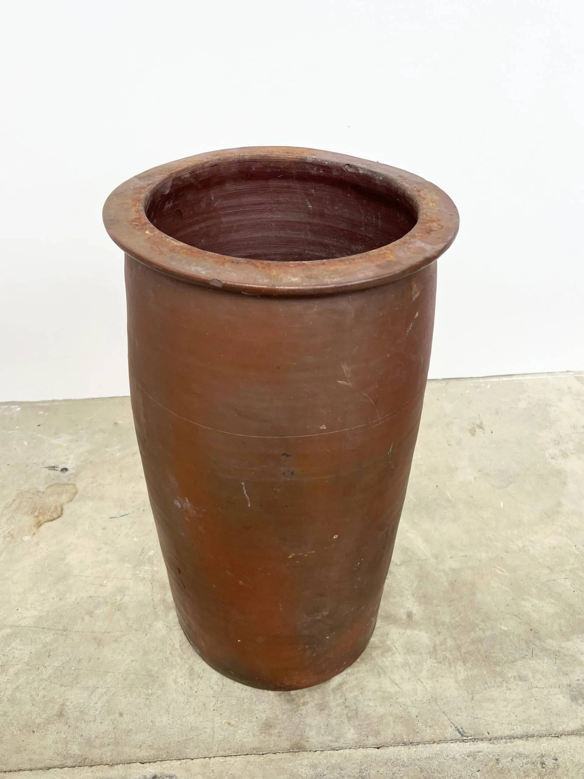 Ancient terracotta jar