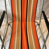 Pair of vintage camping armchairs